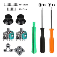 Repair Tools T8 T6 Screwdriver 3D Analog Joysticks Replacement Thumbsticks Cap For Xbox One Gamepad Controller