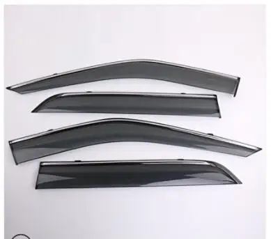 

for Ford explorer17 window visor car rain shield awning trim cover Side Window Deflector Door Rain Sun Shield Side Windows Cover