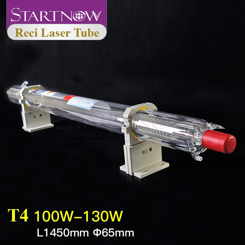 Startnow Reci T4 CO2 лазерная трубка 130 Вт 120 d65мм деревянная коробка упаковка для 100