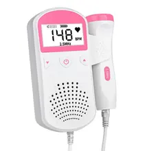 Doppler – détecteur de fréquence cardiaque fœtale, écran LCD, pas de Radiation, pendant la grossesse, sons du bébé et du fœtus, 1 lot