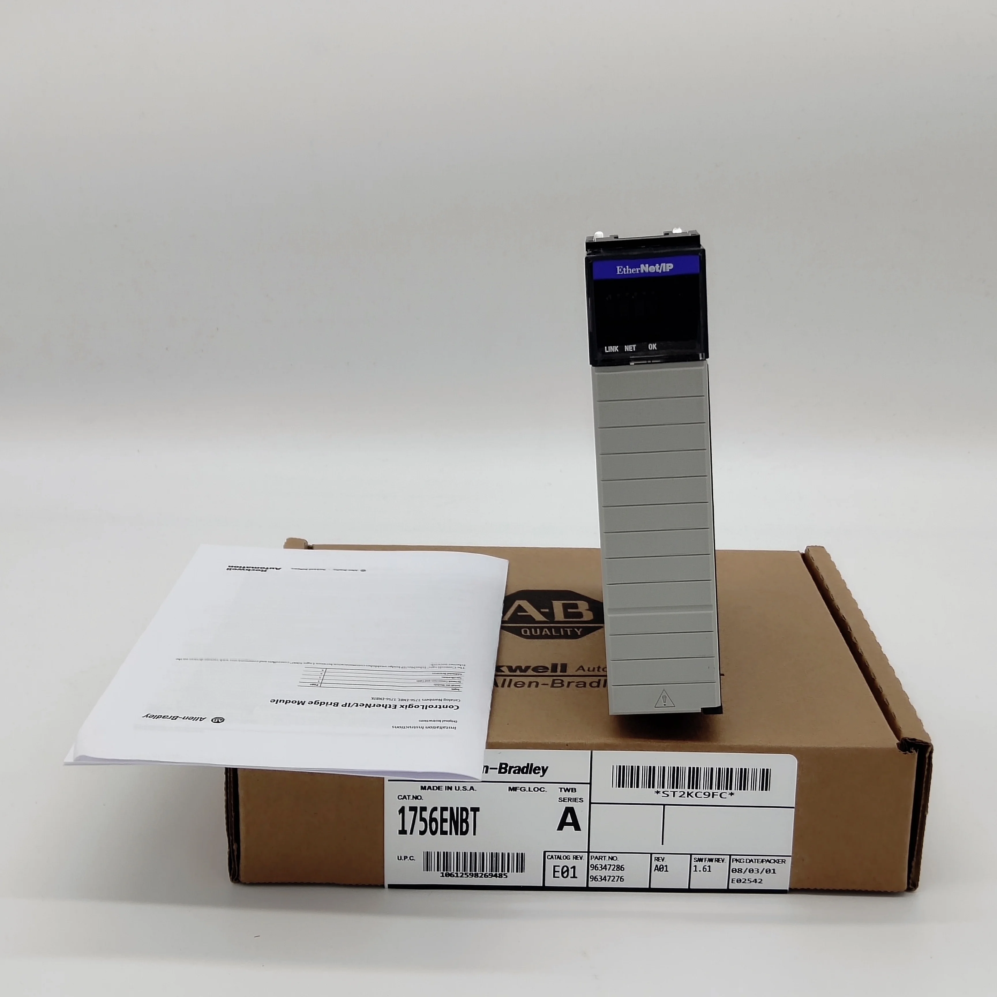 1 шт. 1756-ENBT 1756ENBT EtherNet/IP контроллер модуль