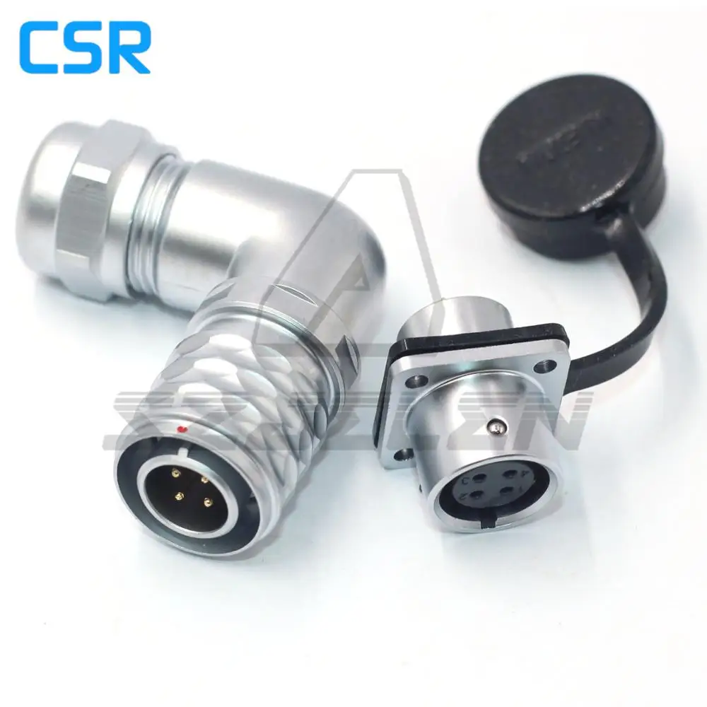 WEIPU SF1214P/SF1213S 4-контактный водонепроницаемый разъем и розетка светодиодсветильник