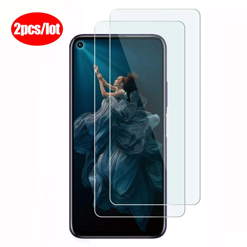 Защитное стекло закаленное для huawei honor 20 pro 10 lite 8x 8c 8s 10i p smart 2019 2 шт.|Защитные стёкла