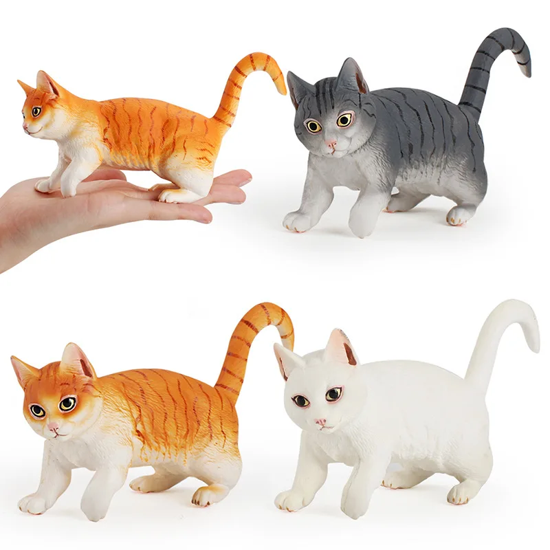 Игрушки для кошек детские игрушки питомцев фигурки животных пластиковые игрушка
