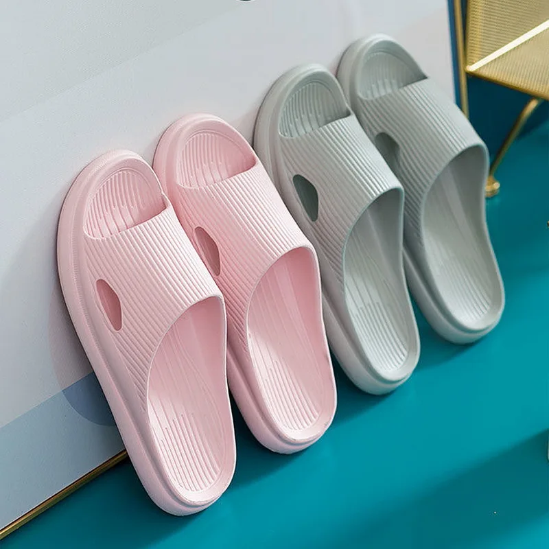 Home Bathroom Slippers Women Sandals Flip Flop Indoor Soft Slippers