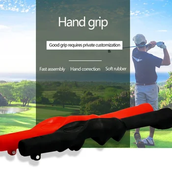 

Hot Non Slip Swing Alignment Practicing Durable Accessories Club Posture Correction Aid Rubber Outdoor Golf Grip Putter Training