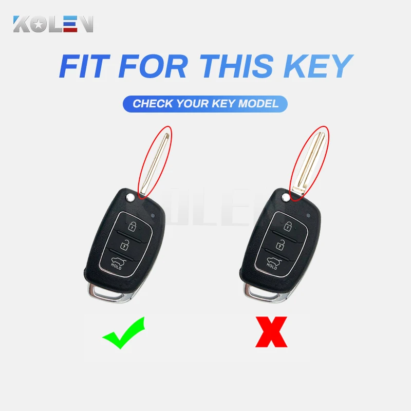 Cover chiave telecomando per Hyundai ix25 ix35 i10 i20 Solaris Tucson Sonata Santa Fe Sport elantra Creta Verna - H8c0a48d161da4b35a742f103b746ded8U