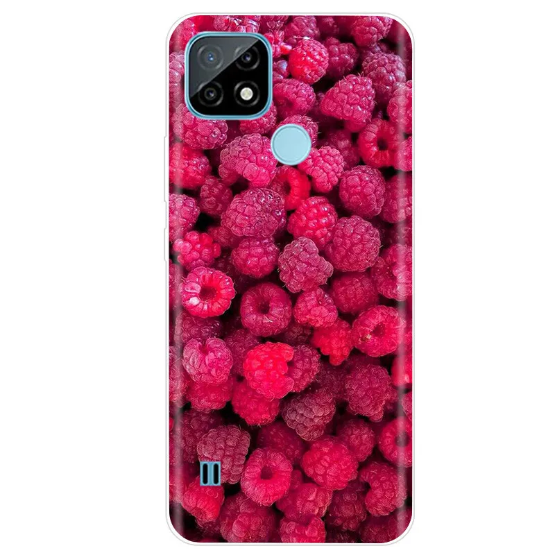 For Realme C21 Case Soft Tpu Silicone Case For OPPO RealmeC21 C 21 Phone Cover Fundas RMX3201 Bumper Case For Realme C21 Cover pouch phone