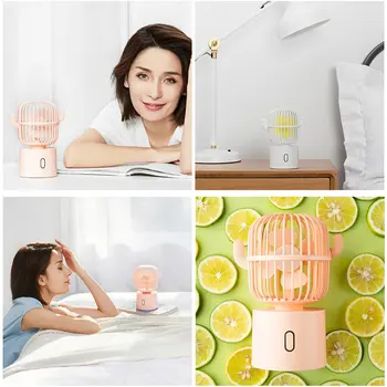 

Cactus fan desktop shaking head mini small fan student portable USB fan creative gift USB Mini Desktop Fan