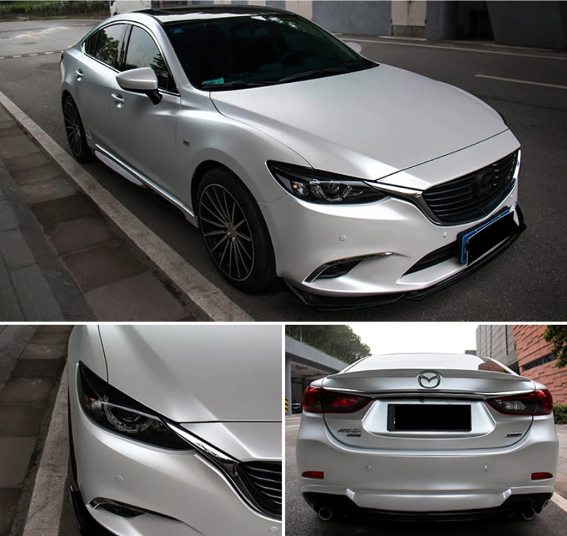 White Ceramic Satin Vinyl Wrap Sticker-7