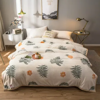 

Blanket Snowflake Wool Blanket Coral Fleece Bedspread Blankets Portable Blanket Winter Blankets Dropshipping SK