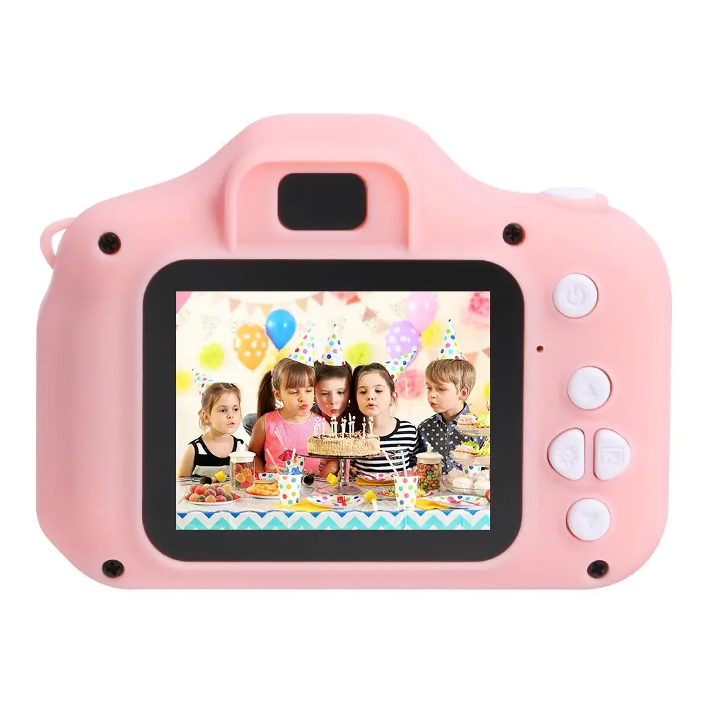  X2 Children Camera Mini HD 1080P Digital Photo Video Camera Intelligence 2-inch Color Display Suppo