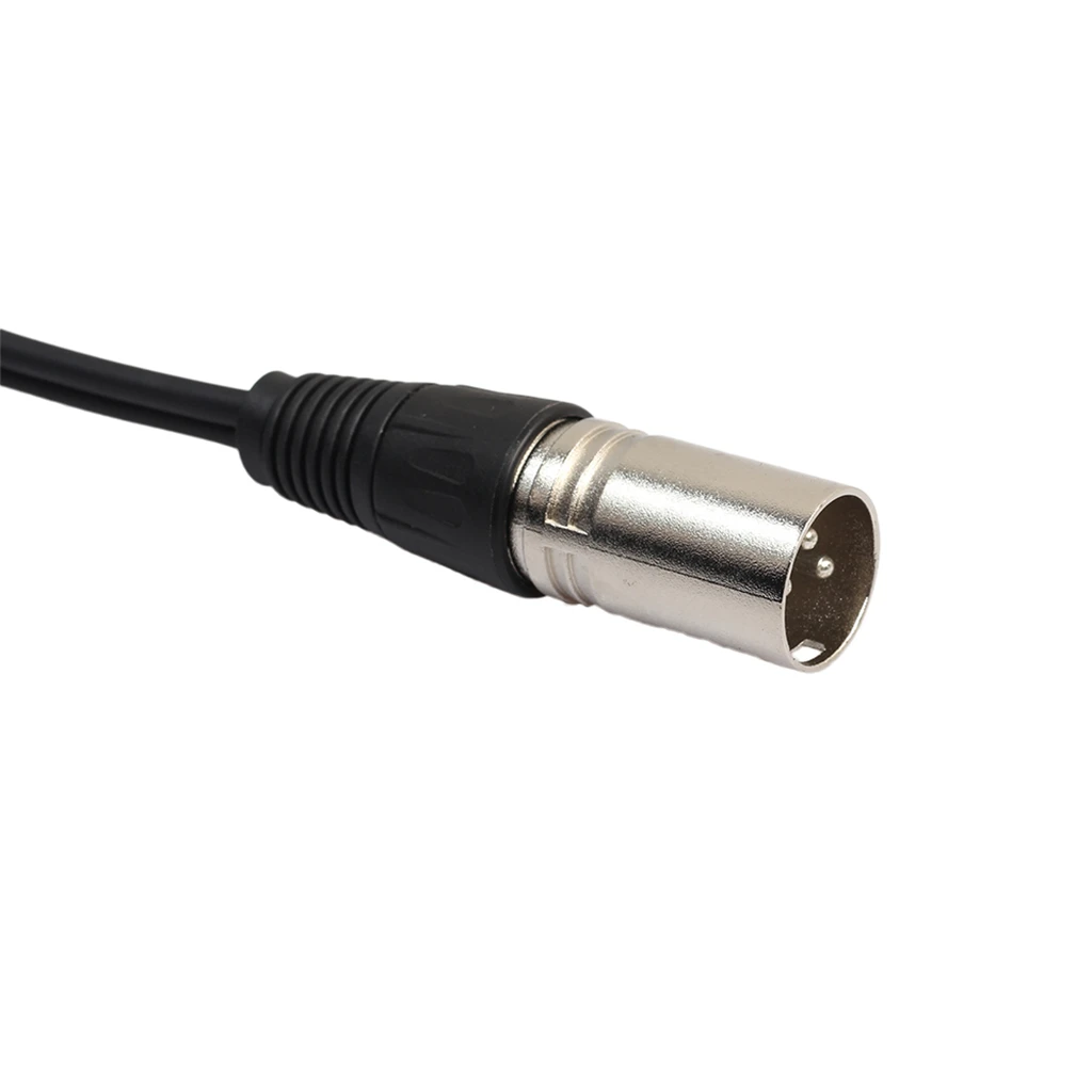 3Pin XLR Male to Dual XLR Female Cable Audio Patch Y Cable Cords, XLR Y-Adapter