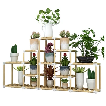 

Wood Flower Airs Multi-storey Indoor Bay Window Landing Type A Living Room Balcony Outdoors Botany Basin Rack