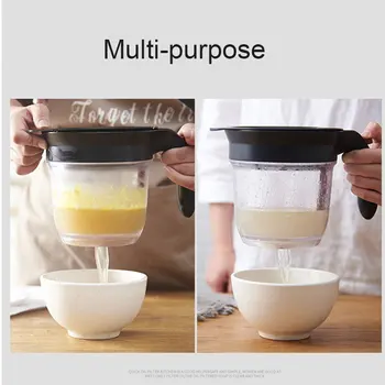 

Fat Separator with Bottom Release Fat Dispenser Gravy Strainer 1000ML Home Kitchen Hotel LAD-sale