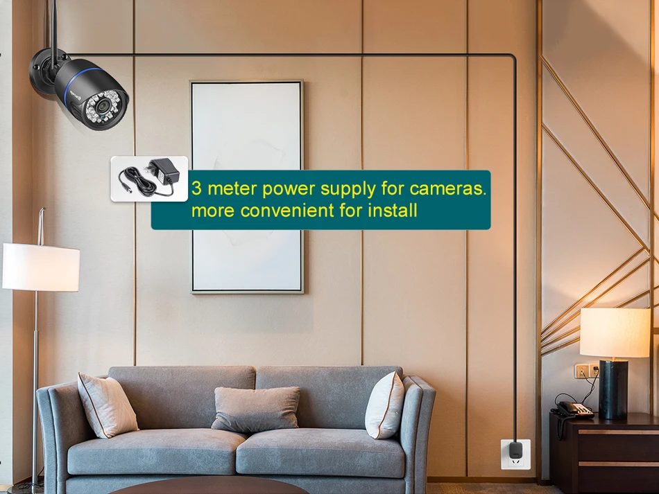 cctv ao ar livre vídeo vigilância cartão tf