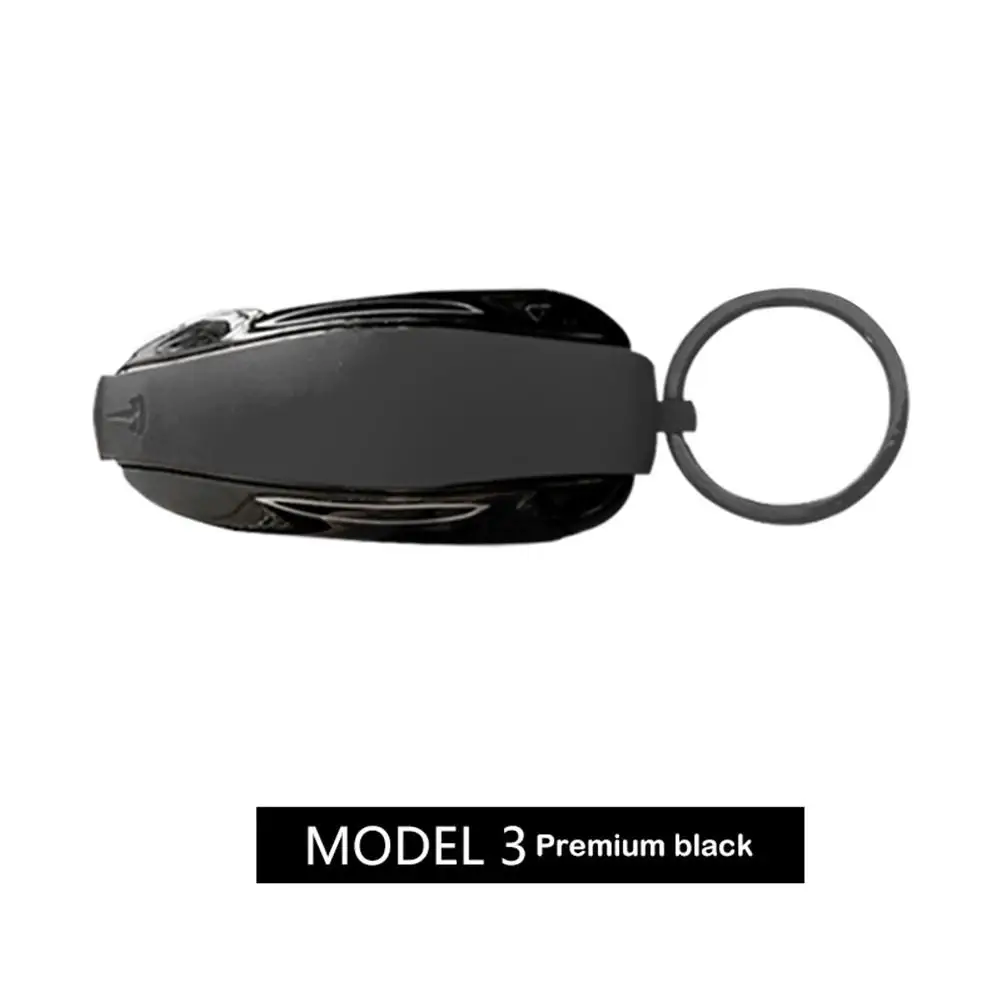 

Silicone Car Key Protector Holder Tesla Key Band For Tesla Model 3 S/X Car Key Case Fob Cover Car Shape Protective Accessories