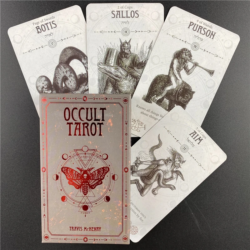 Gizli Tarot kartları İngilizce sürüm eğlenceli güverte masa kehanet kader tahta oyunları oyun parti için