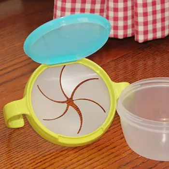 

Kids Toddler Container Free No Spill Active Snack Snacker Bowl Cup Pot Holder Bowl
