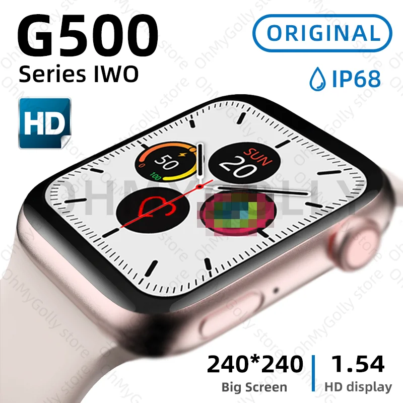 2020 G500 Smartwatch Series 6 Iwo Smart Watch Men Women Ecg Heart Rate  Monitor Sport Activity Tracker Relogio Ios Amazfit Iwo12 - Smart Watches -  AliExpress