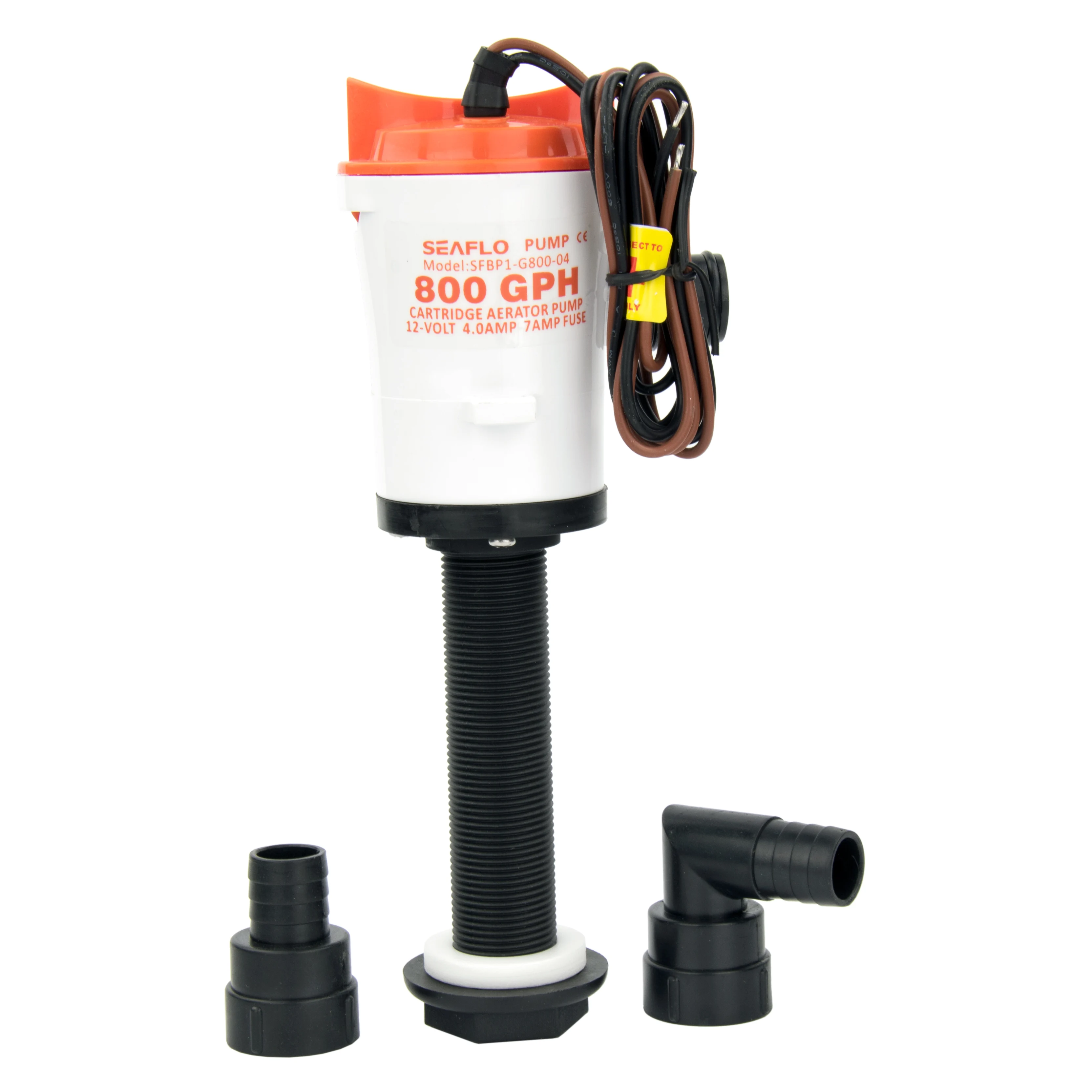 12v 800GPH Bilge Pump Boat Cartridge Aerator Pump 4AMP 7AMP Fusebilge