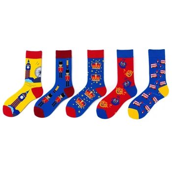 

Fashion personality high quality Star War men's novelty skateboard socks middle tube socks