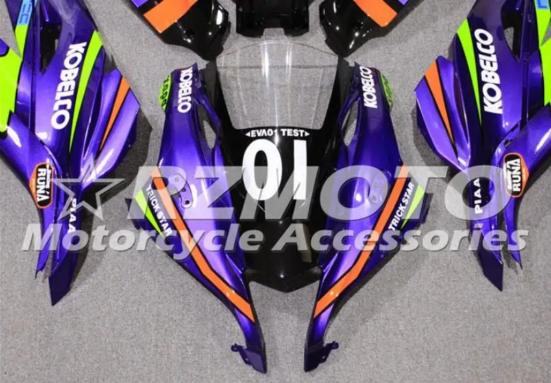 Новый комплект обтекателей для мотоцикла из АБС пластика подходит kawasaki Ninja ZX 10R