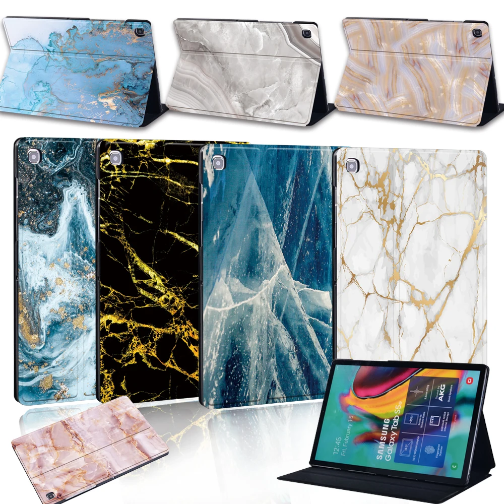 

Drop Resistance Tablet Case for Samsung Galaxy Tab A 8.0 9.7 10.1 10.5"/E 9.6"/S5e 10.5"/S6 Lite 10.4" Folio Leather Stand Cover