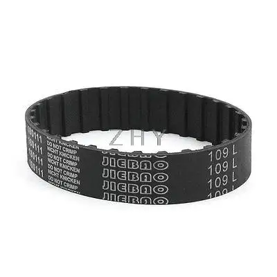 

109L 3/8" Pitch 29-Tooth Single Side Groove Black Rubber Cogged Timing Belt