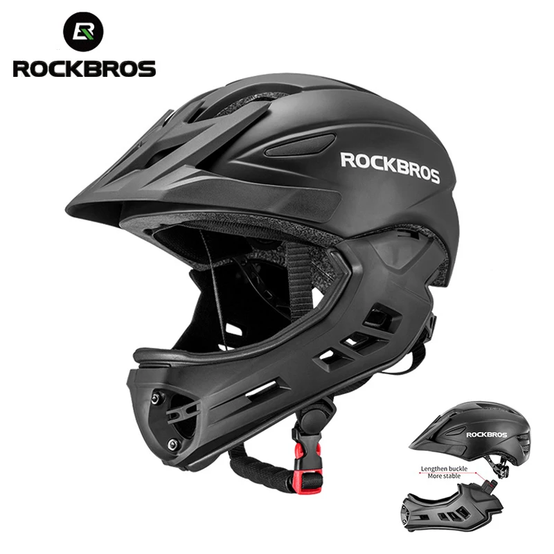 ROCKBROS Child Cycling Helmet Children Sport Motorcycle Detachable Safety Helmet