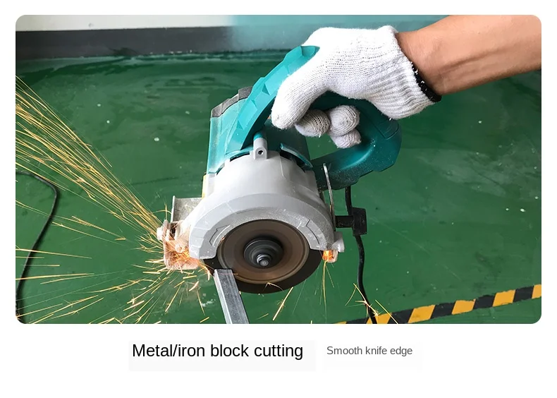 Stone cutting machine tile woodworking small portable household marble machine slotting machine 3