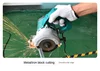 Stone cutting machine tile woodworking small portable household marble machine slotting machine 3
