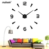 2022 Super Big 3d DIY Mirror Wall Clock Acrylic  Metal Modern Digital Watches Sticker Wall Decorate Clocks Free shipping ► Photo 1/6