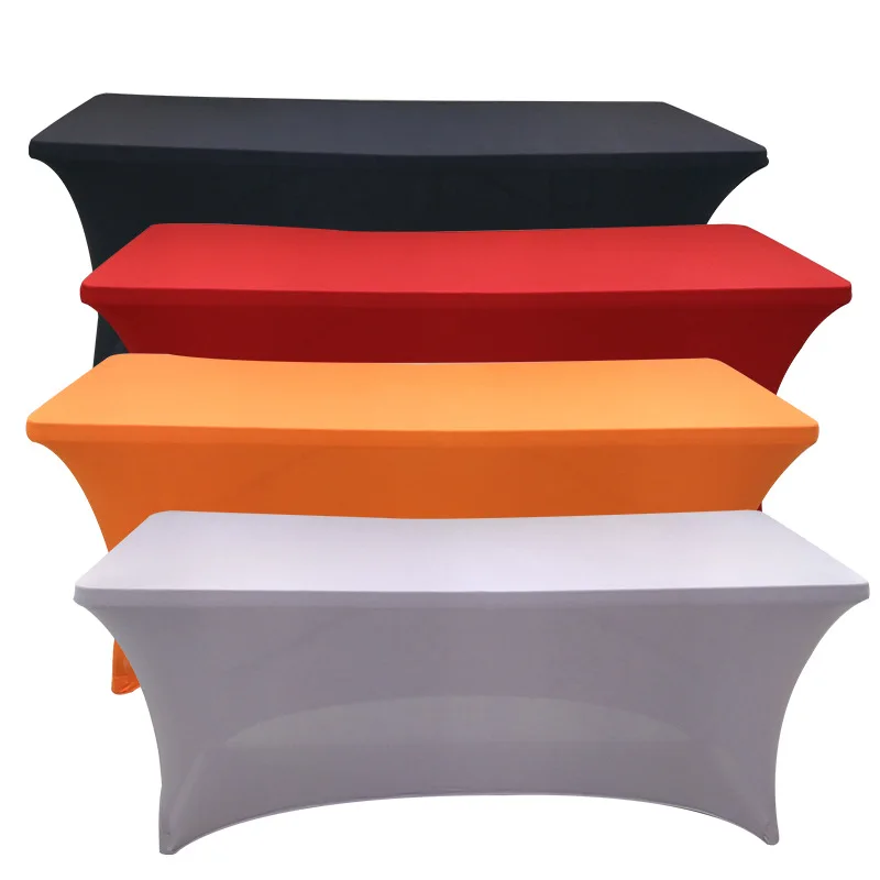 Party Tablecloth Spandex Lycra Table Cover for Wedding Hotel Home Decoration Exhibition Show Meeting Cocktail | Дом и сад