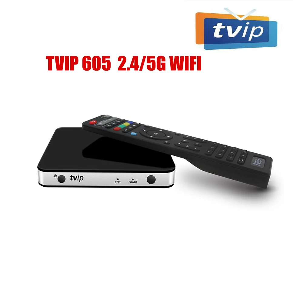 Натуральная ТВ IP 605 Linux IPTV set-top box Декодер каналов кабельного телевидения 2 4G 5G