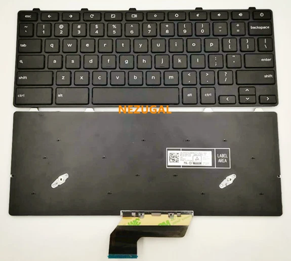 Клавиатура US для ноутбука Dell Chromebook 11 3180 3189 3380 серии 0343nn 05XVF4 | Компьютеры и офис