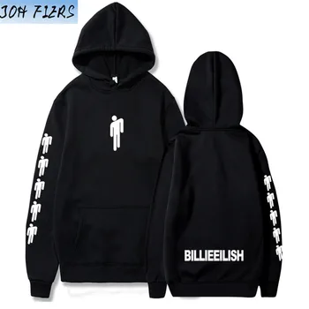 

Billie Eilish Fashion Printed Hoodies Women/Men Long Sleeve Hooded Sweatshirts 2019 Hot Sale Casual Trendy Streetwear Hoodies