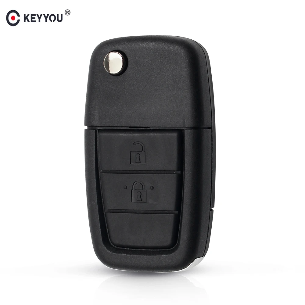 KEYYOU 2x Флип пульт дистанционного ключа автомобиля корпус Fob 2 + 1 3 кнопки для Holden VE