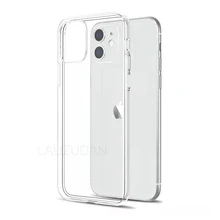 Clear Telefoon Case Voor Iphone 7 Case Iphone Xr Case Silicon Soft Cover Voor Iphone 11 12 Pro Mini Xs max X 8 7 6S Plus 5 5S Se Case