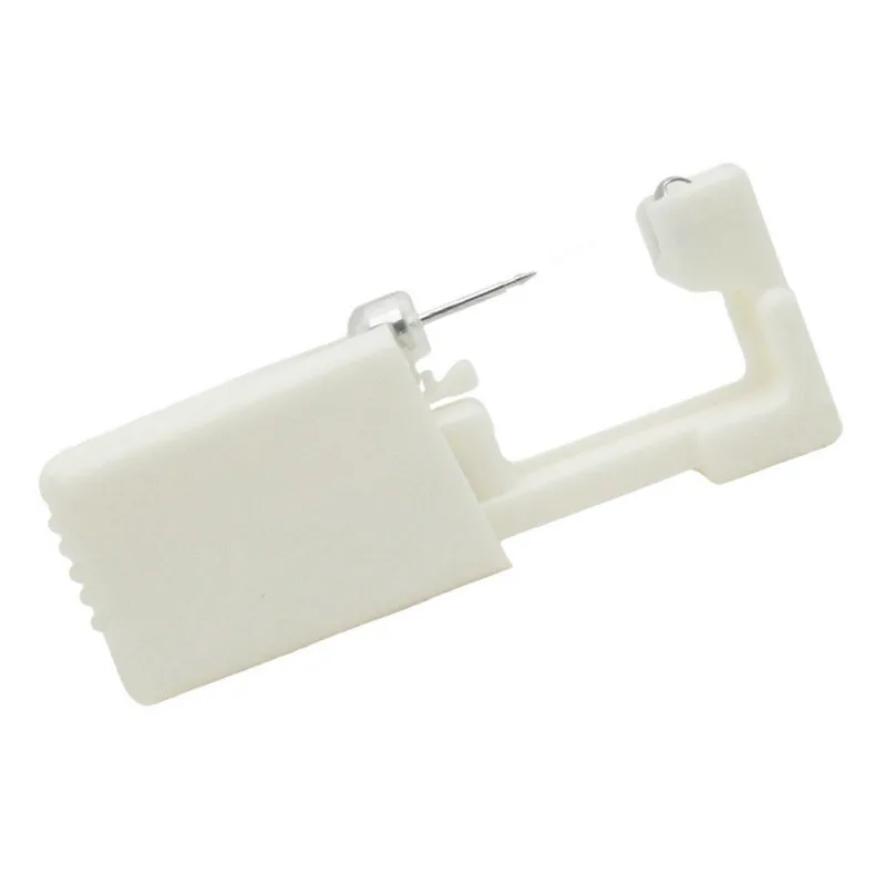 

Nose Ear Piercing Device+Sterile Bezel Sterilized Disposable Safety Pearl Crystal Studs Ear Piercer Unit