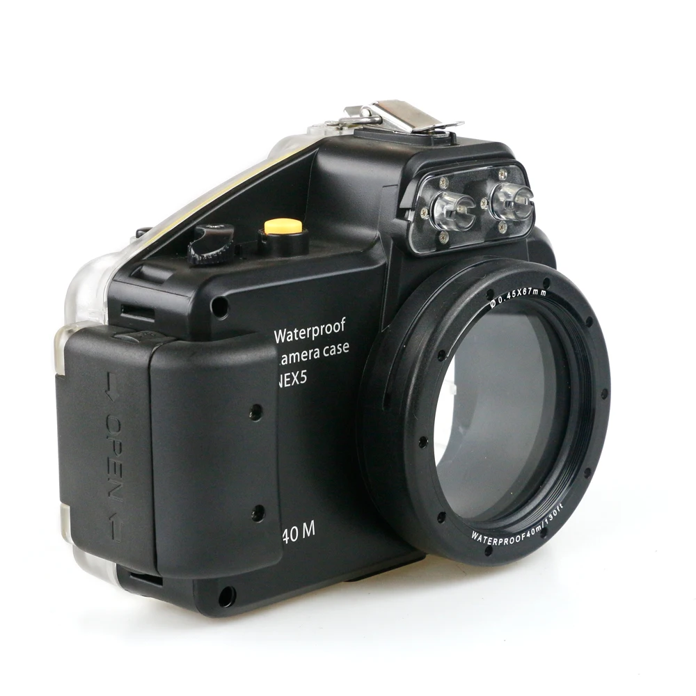 for Sony Nex-5 Nex5 Camera 16mm 18-55mm Lens 40m/130ft Diving Camera Waterproof Housing Bag Underwa