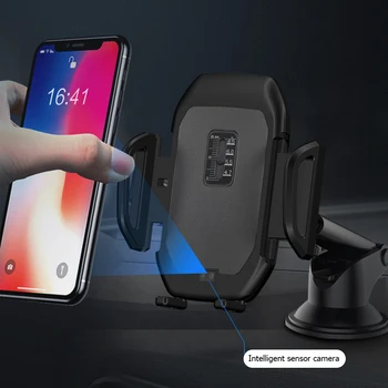 

Universal Gravity Car Phone Holder Intelligent Wireless Fast Charging 360° Adjustable Smartphone Support with Position Function