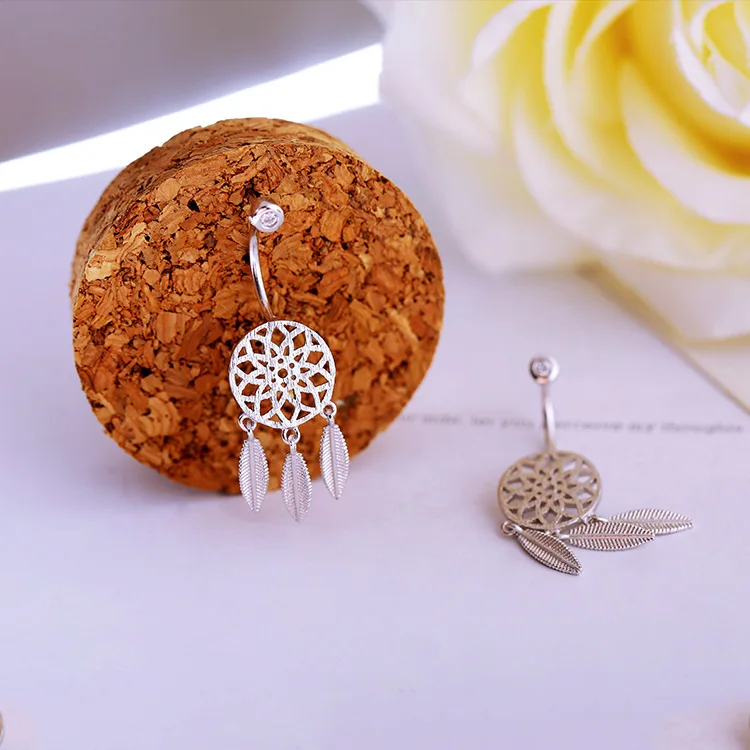 New Hot Fashion 925 Sterling Silver dreamcatcher Temperament Earrings for Women Girls Gift Fashion Statement Jewelry