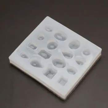 

Cabochon Gem Silicone Mold Oval Square Round Shapes Resin Epoxy Jewelry Making 634D