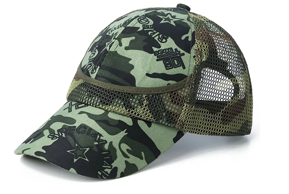 3-9 Yrs Outdoor Camouflage Baby Boy Mesh Baseball Cap Kids Cap Summer Autumn For Boys Girl Caps Net Casual Caps Kids Hats baby accessories box