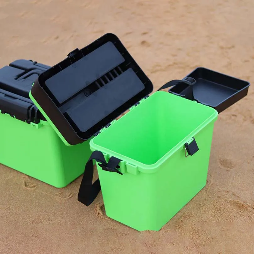 bucket tackle box
