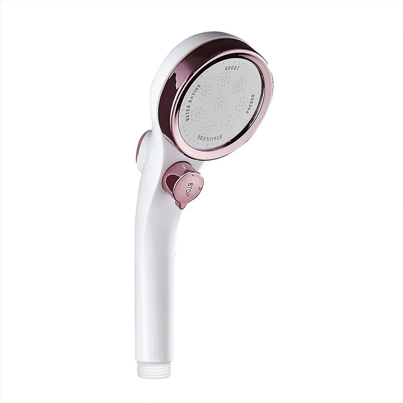 

Shower Nozzle with Switch Bathroom Accessories Sealing Plastic Electroplated Hand-Held Pressure Regulating Multi-functional Show