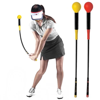 

HGB004 Golf Swing Practice Stick Rhythm Swing Trainer recommends soft practice golf training stick
