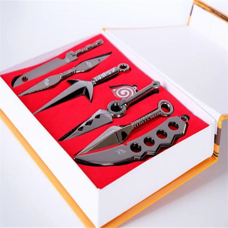 

Naruto Set Kakashi Shuriken Knife Naruto Generations Suffering Naruto Weapon Anime Peripheral Cosplay Weapons seven Piece Set