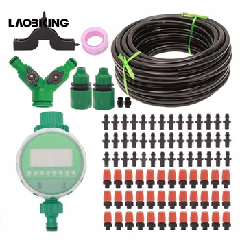 

Intelligent Irrigation Controller Home Garden Plant Auto-waterer Auto-sprinkler Timer Water Sprinkler Set Atomization Cooling